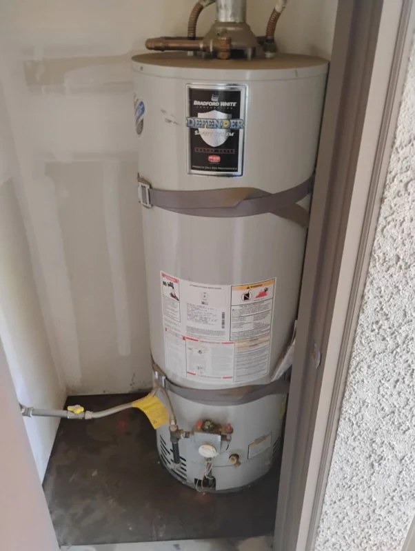 New water heater installed on a Sacramento job